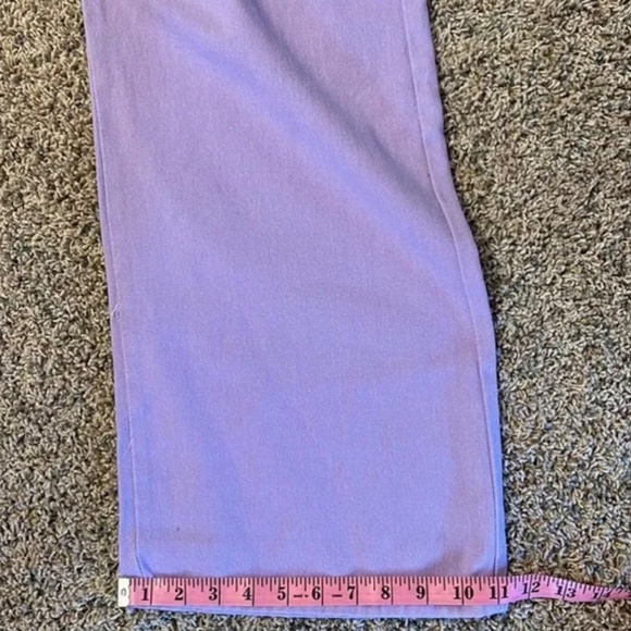NEW Urban Outfitters Lioness Miami Vice Cargo Lilac Purple Denim Pants Jeans L 8 - Picture 15 of 16